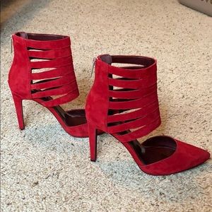 BCBG sexy red pumps